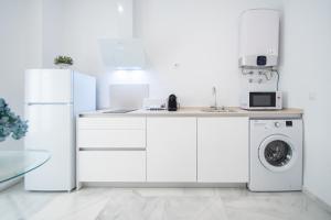 A kitchen or kitchenette at Apartamento Animalia