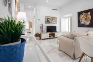 A television and/or entertainment centre at Apartamento Animalia