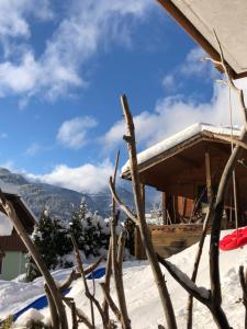 Nespecifikovaný výhled na hory nebo výhled na hory při pohledu z bed and breakfast