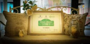 Certifikát, hodnocení, plakát nebo jiný dokument vystavený v ubytování Albergo La Lampara