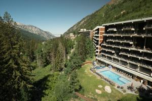 Üldine mäevaade või majutusasutusest The Lodge at Snowbird pildistatud vaade