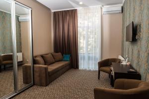 Khu vực ghế ngồi tại Hotel Shengen "Шенген"