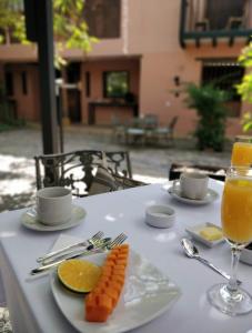 ห้องอาหารหรือที่รับประทานอาหารของ Hotel Plazuela de San Agustín