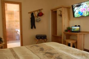 TV a/nebo společenská místnost v ubytování Hotel Carpe Diem