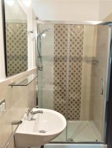 Koupelna v ubytování B&B Cafisu