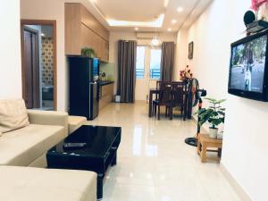 Căn hộ nghỉ dưỡng Mường Thanh apartment tesisinde bir oturma alanı