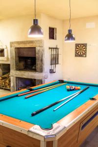 Biliár nebo kulečník v ubytování Holiday Home Mikula