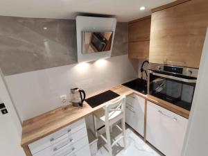 Kuchyňa alebo kuchynka v ubytovaní Apartament Strzyza Castle - Definicja Luksusu
