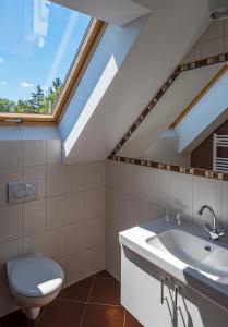 A bathroom at Babi Guesthouse - Babi Vendégház