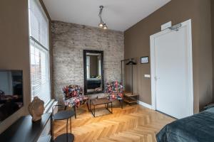 Posezení v ubytování Stadslogement Hoogend