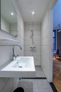 Koupelna v ubytování Stadslogement Hoogend