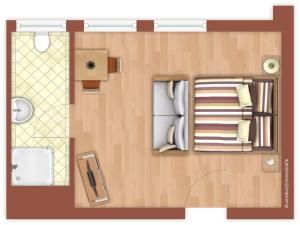 Floor plan ng Eingebettet in den Bergen, Gemütliche Ferienwohnung in Tirol, FeWo 19