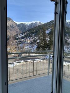 Widok na góry z tego hotelu