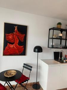 Kuchnia lub aneks kuchenny w obiekcie Vue mer exceptionnelle, El Rosario (Marbella).