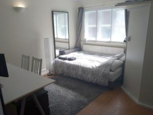 Ein Bett oder Betten in einem Zimmer der Unterkunft Large modern GF 1-bed apartment Sleeps 2