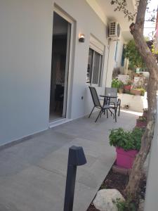 Patio nebo venkovní prostory v ubytování Stefani apartments