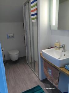 Vonios kambarys apgyvendinimo įstaigoje Gothem Viby Bed&Breakfast