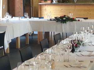 Veitingastaður eða matsölustaður á Familienhotel Campagna