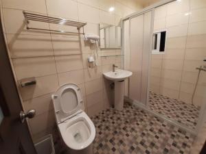 Koupelna v ubytování Yueli Homestay + 37 fotografií