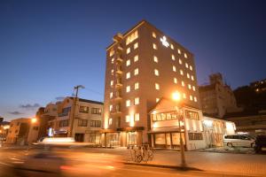 O edifício onde o hotel está situado