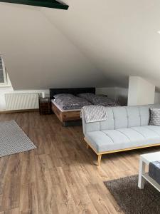 Posezení v ubytování Appartement 7 in Hilter