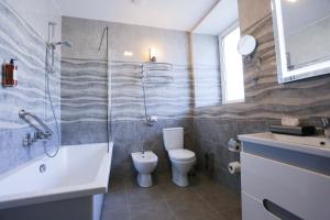 Koupelna v ubytování Hotel Jonapolis