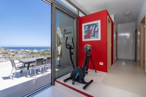 Posilňovňa alebo fitness centrum v ubytovaní Sea View Villas