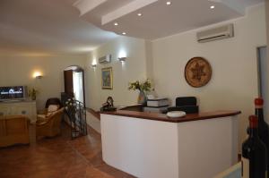 The lobby or reception area at Hotel La Palma