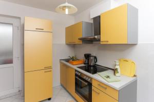 Kuchyňa alebo kuchynka v ubytovaní Apartments Pojko