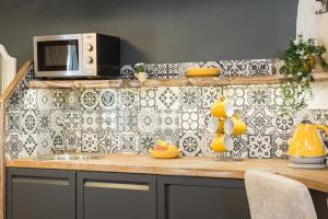 A cozinha ou cozinha compacta de Tipperary House Dublin