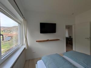 Postel nebo postele na pokoji v ubytování Steepleview House