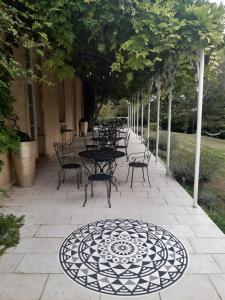 Zahrada ubytování B&B Château de Fajac la Selve