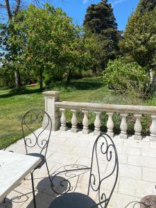Zahrada ubytování B&B Château de Fajac la Selve