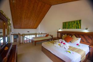 Letto o letti in una camera di Chalets Cote Mer