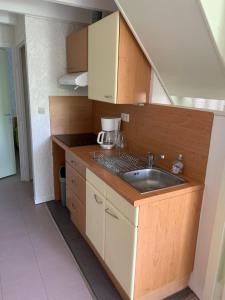 Kuchyň nebo kuchyňský kout v ubytování Camping Le Saillet + 21 fotografií