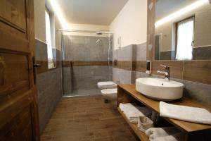 Koupelna v ubytování Hotel Granta Parey