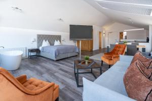 Posedenie v ubytovaní Kaiser Max Design Appartements