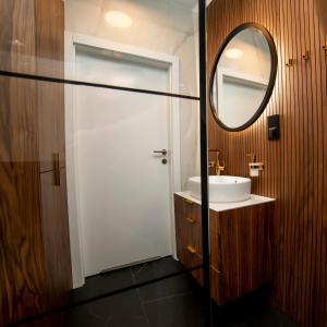 ห้องน้ำของ Apartament Gold - Racławickie 28a