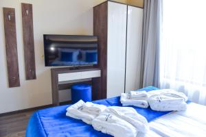 Postel nebo postele na pokoji v ubytování Guest house Wishmore
