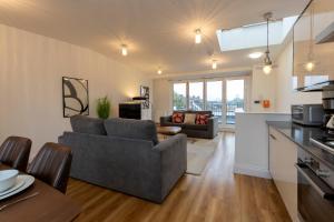Dapur atau dapur kecil di Deluxe Central London Camden +22 gambar