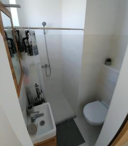 Koupelna v ubytování Apartmani Valuna