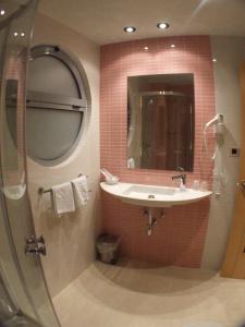 A bathroom at La Traina