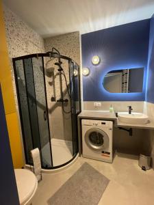 Koupelna v ubytování Studio Garbary z klimatyzacja - air-conditioning
