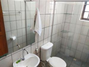 Koupelna v ubytování Pousada Mandaluz