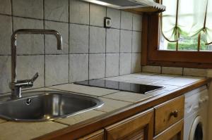 Kjøkken eller kjøkkenkrok på Apartamentos Los Pirineos - Atencion personal