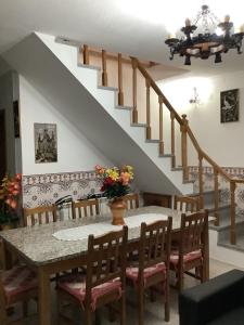 Χώρος καθιστικού στο Casa De Ferias Santos