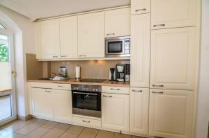 Dapur atau dapur kecil di Residenz Bismarck Whg 12a
