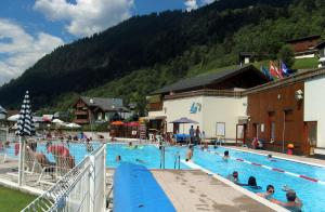 The swimming pool at or close to Chalet Bouquetin- Marmotte for up to 6 people