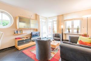 TV/trung tâm giải trí tại Residenz Bismarck Whg 3