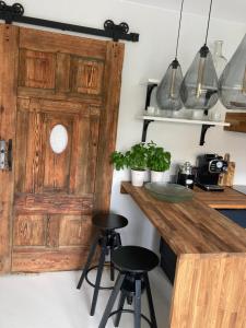 Kuchyňa alebo kuchynka v ubytovaní Apartament Komorowskiego
